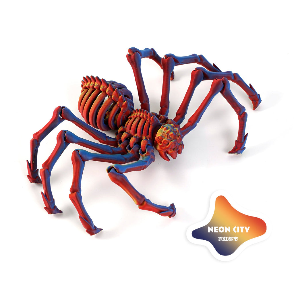 3D printed Amazon movable elastic spider simulation toy with retractable joints and movable one-piece model