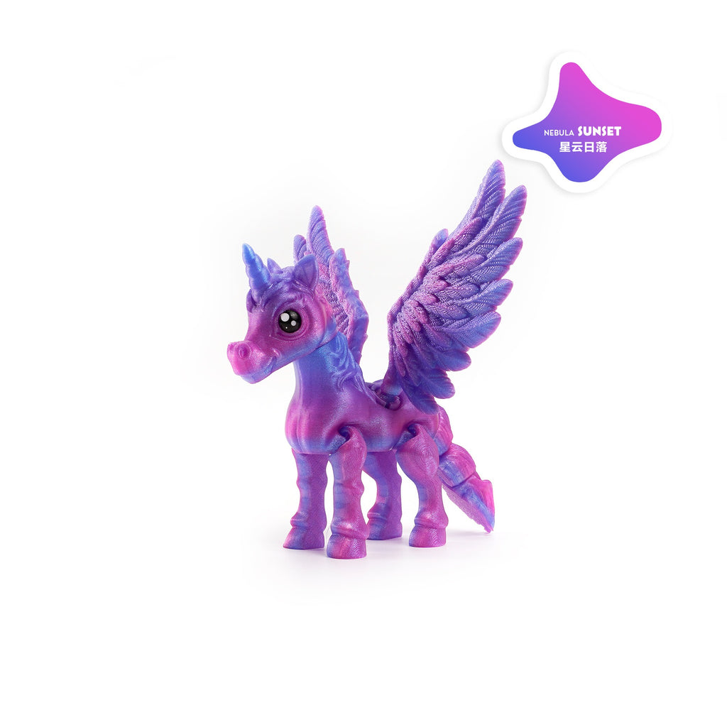 3D printed angel unicorn cross-border best-selling decorative item gift transforming trendy toy cute animal collectible