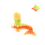 3D-printed cross-border best-selling popular mermaid ocean movable integrated joint tabletop toy figurine for festivals