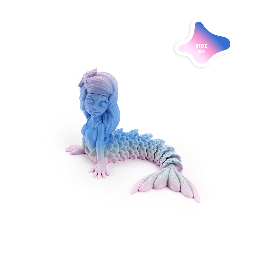 3D-printed cross-border best-selling popular mermaid ocean movable integrated joint tabletop toy figurine for festivals