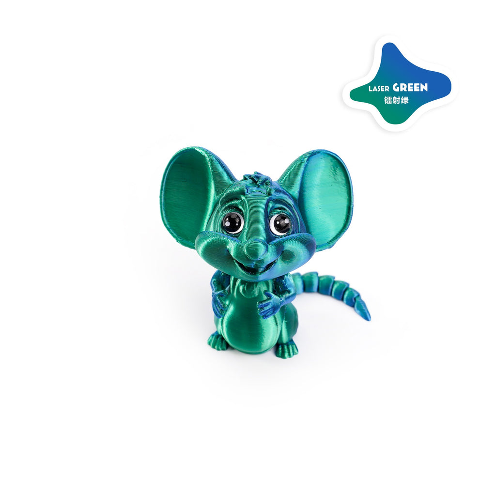 3D printed cross-border best-selling big-eared mouse cute pet figurine toy, lovely and movable with one-piece joint, creative design.