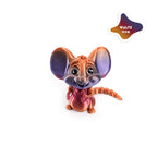 3D printed cross-border best-selling big-eared mouse cute pet figurine toy, lovely and movable with one-piece joint, creative design.