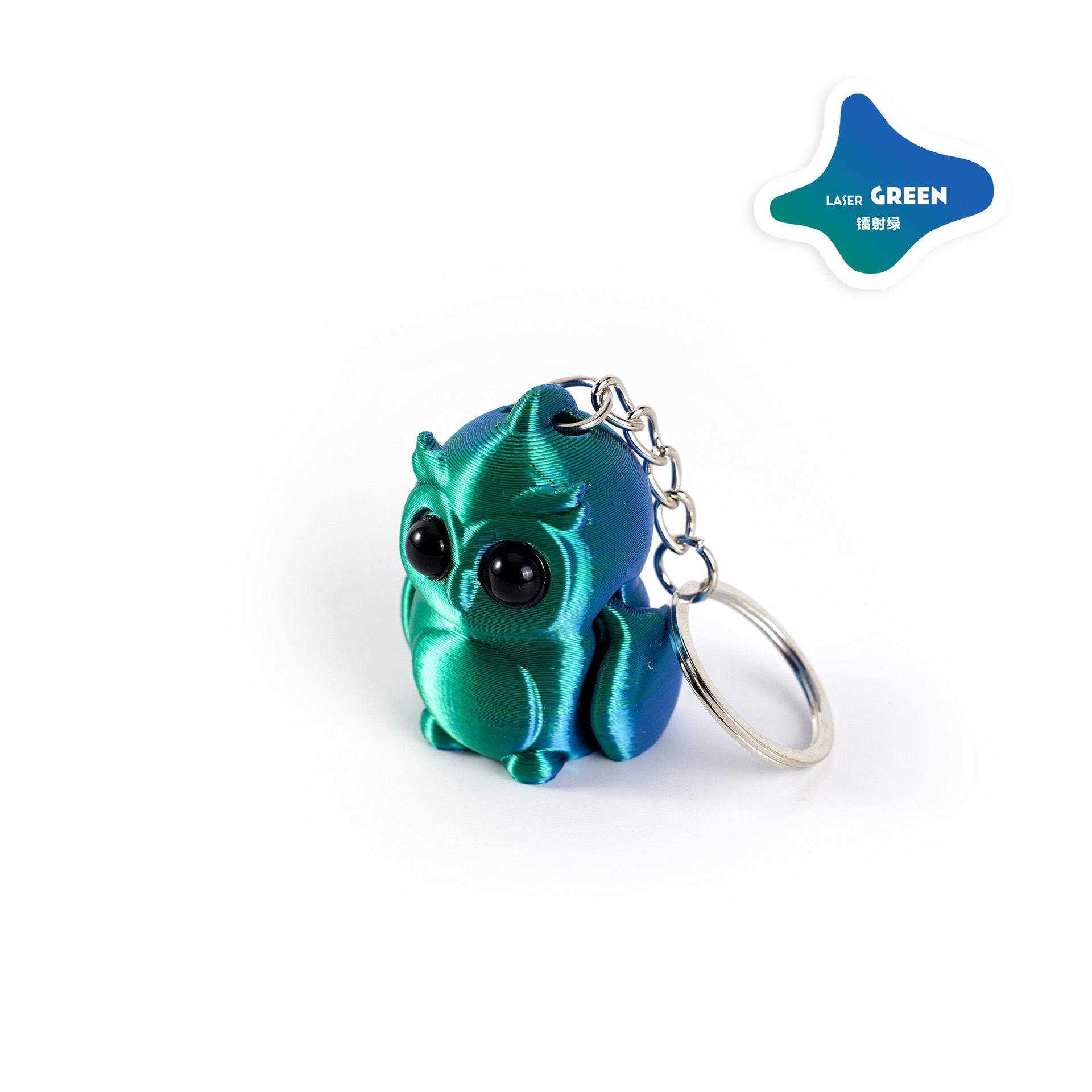 3D printed keychain pendant, cute chameleon, available in multiple colors, with movable joint parts, a cross-border bestseller, and a decorative figurine.