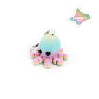 3D printed octopus keychain, ocean cartoon series, animal family, movable joints