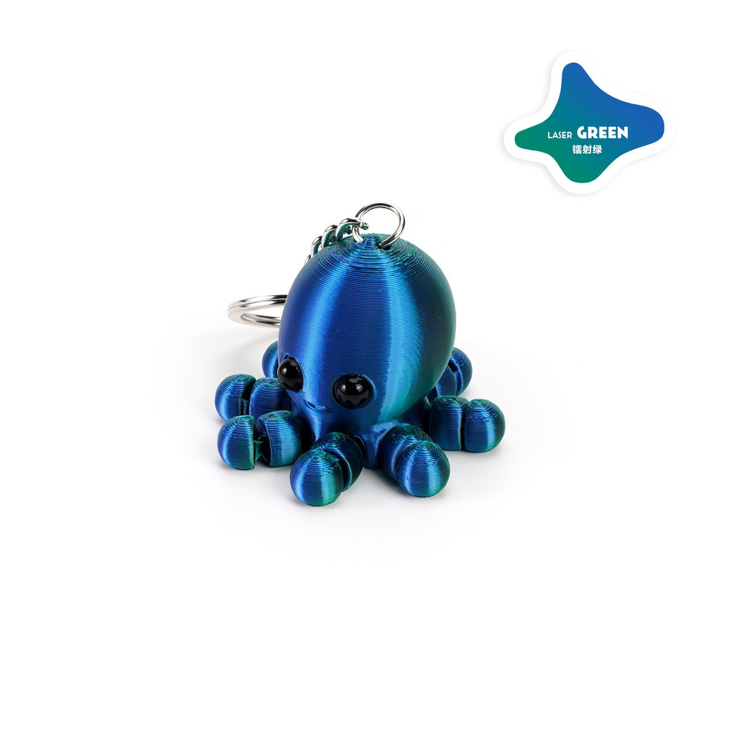 3D printed octopus keychain, ocean cartoon series, animal family, movable joints