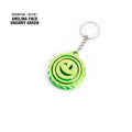3D printed toy stress relief disc rotating keychain toy for children, educational and flexible toy gift