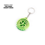 3D printed toy stress relief disc rotating keychain toy for children, educational and flexible toy gift