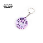 3D printed toy stress relief disc rotating keychain toy for children, educational and flexible toy gift