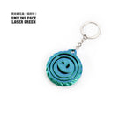 3D printed toy stress relief disc rotating keychain toy for children, educational and flexible toy gift