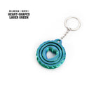 3D printed toy stress relief disc rotating keychain toy for children, educational and flexible toy gift